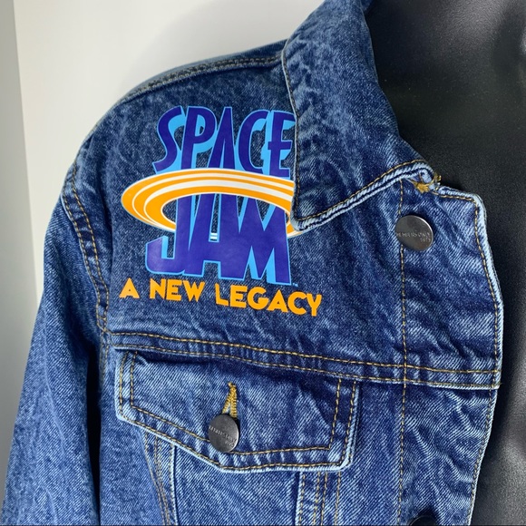 SPACE JAM A New Legacy LOONEY TUNES Members Only Denim Jacket - Picture 3 of 12